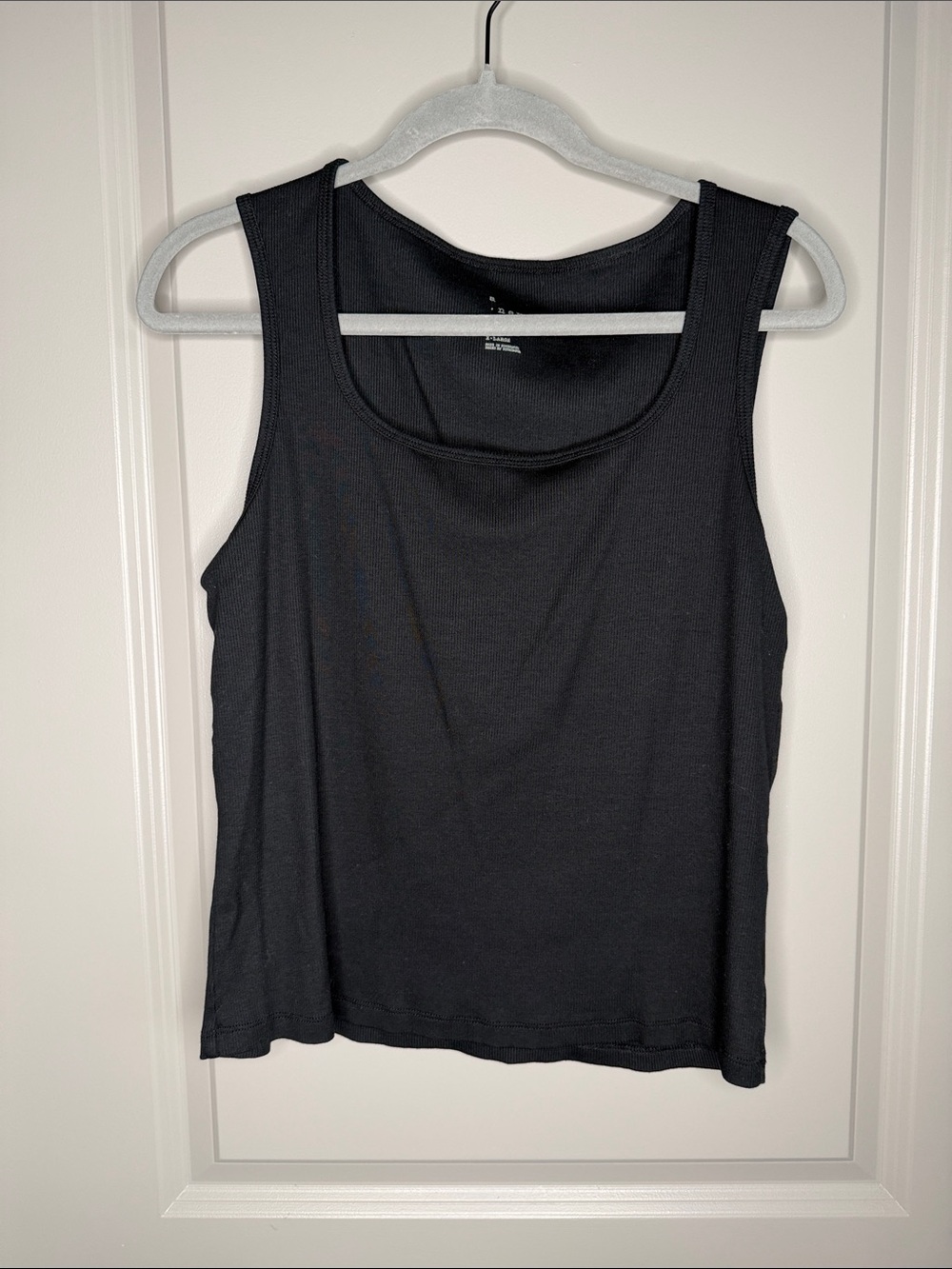 a new day Black Scoop Neck Tank Top